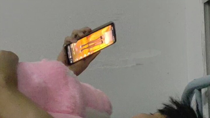 My roommate is learning how to dress again