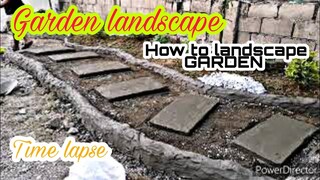 Landscaping Time lapse - gardening (interest)