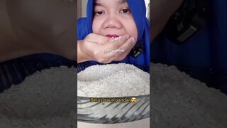 DYMA |Kompilasi #Shorts|ASMR RAW RICE EATING | asmrrawriceeating #asmrsounds  #asmr #shorts #mukbang