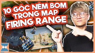 CALL OF DUTY MOBILE VN | HƯỚNG DẪN 10 GÓC NÉM BOM CỰC ẢO MAP FIRING RANGE | Zieng Gaming