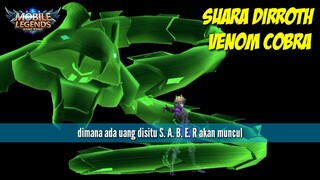 Dirroth Cobra Voice & Quotes MLBB