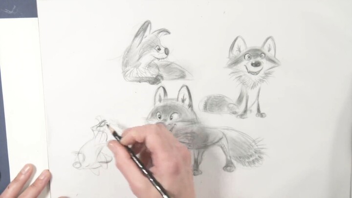 12_Drawing_A_Cute_Fox - Animal Character Design with David Colman