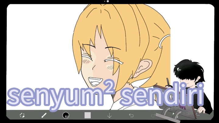 gambar sambil bayangi bersamanya