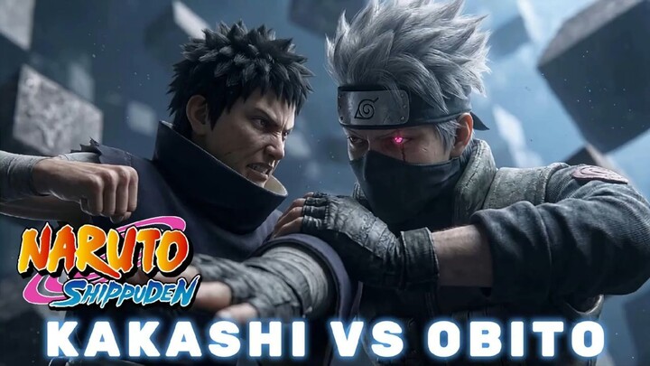 Kakashi vs Obito ⚡ Legendary Rivalry Ends Here