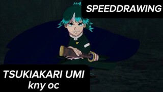 Hey guysss kali ni aku gambar OC ku dari KNY lohh namanya TSUKIAKARI UMI