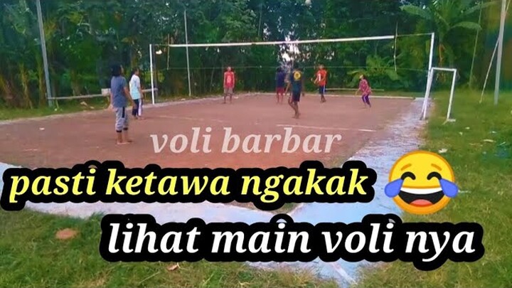 pasti lihat voli ini ketawa ngakak !!