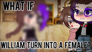 What if william turn into a female? | Gacha club | Afton Family | Helliam | Lazy #shorts