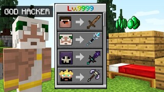 Minecraft Bedwars, Nhưng Sở Hữu Vị Thần Noob Trao Đổi Vũ Khí Và Giáp Như Hacker Troll Noob Team ??