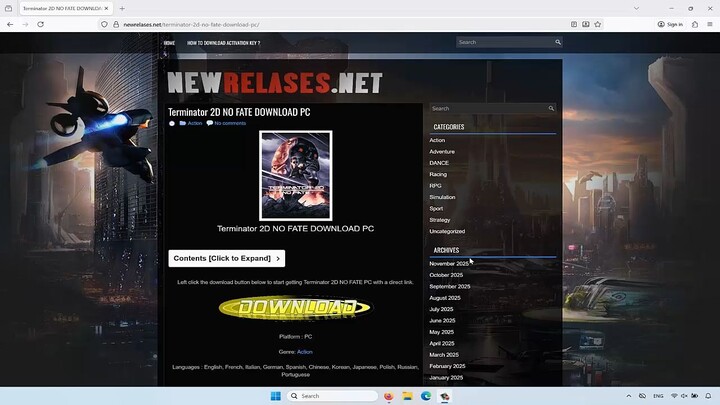 Terminator 2D NO FATE TORRENT