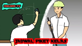 KEBIASAAN JIKA JADWAL PIKET. Animasi Sekolah