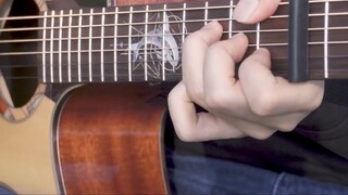 Memainkan papan menyuntikkan jiwa! Fingerstyle guitar lagu tema "Journey to Suzume" すずめ (dengan tuto