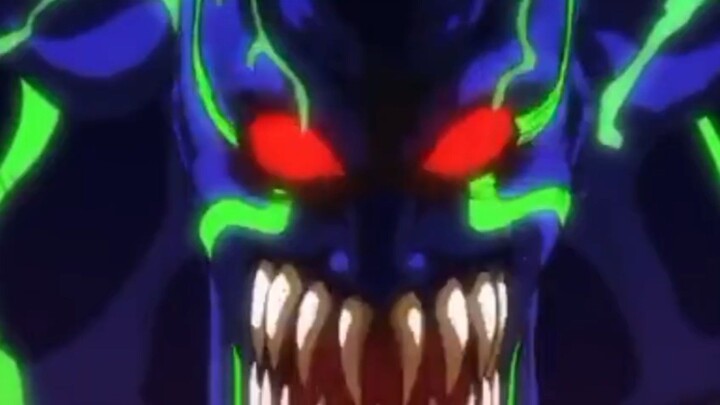 one punch man Saitama melawan monster biru