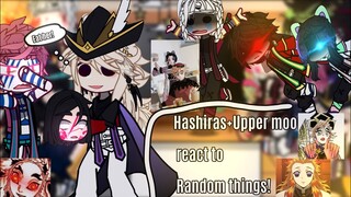 ||°✨ Hashiras+Uppermoons react to Random things! ✨°|| //Kny/Demon slayer react to//{GC) Nighti chan