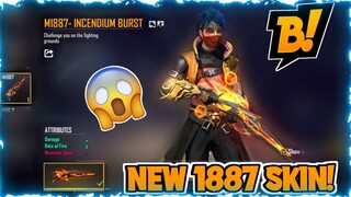 Fix lag 90fps Ultra Max Settings😱 | Free Fire Four Elements M1887 SKIN🔥 Free Fire / Free Fire Max