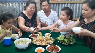 Khô Cá Hố Trộn Gỏi Xoài Thêm Mớ Sườn Non Ram Mặn Ăn Thiệt Ngon| TKQ & Family T560