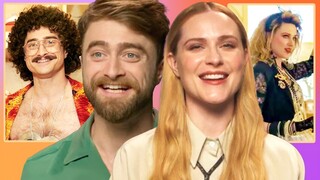 Daniel Radcliffe & Evan Rachel Wood Talk Wigs And Madonna Boot Camps | Weird: The Al Yankovic Story