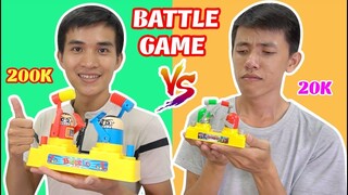 ĐỒ CHƠI ĐẬP ĐẦU 20K VS ĐẬP ĐẦU BATTLE GAME 200K | Đồ Chơi Đối Kháng Của Con Nhà Giàu Và Nhà Nghèo