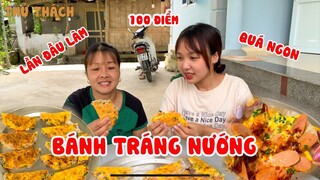 Chu Tiểu Han làm bánh tráng nướng mời mẹ chồng, Cường Tày ăn ké | Cường Han Couple