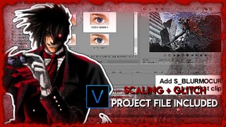 Scaling + Glitch Tutorial | Sony Vegas AMV TUTORIAL [+ FREE PROJECT FILE]