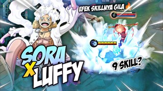 REVIEW HERO BARU SORA❕PUNYA 2 MODE ULTI? WADAH COLLAB SKIN LUFFY? MLBBxONEPIECE IS REAL🔥