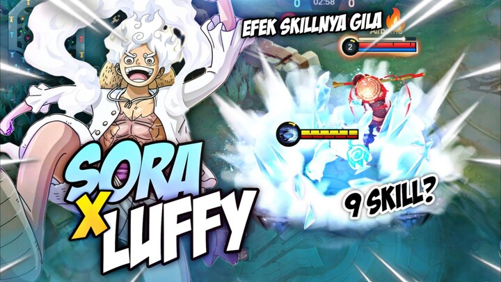 REVIEW HERO BARU SORA❕PUNYA 2 MODE ULTI? WADAH COLLAB SKIN LUFFY? MLBBxONEPIECE IS REAL🔥