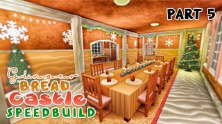 Bloxburg: Gingerbread Castle Speedbuild Part 5