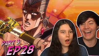 Jojo's Bizarre Adventure Part 3 Ep 28 REACTION & REVIEW!!