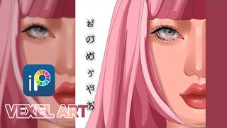 VEXEL ART TUTORIAL [SPEED-ART] | IBISPAINTX