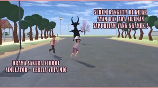 SEREM BANGET!! DIPATUK AYAM SAMPE DI KEJAR SILUMAN SAPI HITAM!! SAKURAS SCHOOL SIMULATOR