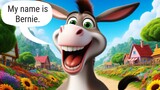 The Donkey's Hilarious Journey - A funny story for kids, short one