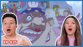BIG MOM SHRIEKS! | One Piece Episode 835 Couples Reaction & Discussion