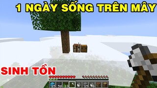 THỬ THÁCH 24 GIỜ | SINH TỒN TRÊN MÂY TRONG MINECRAFT PE