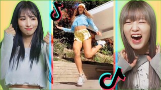 Kpop Dancers React To Shuffle TikTok Trend Compilation