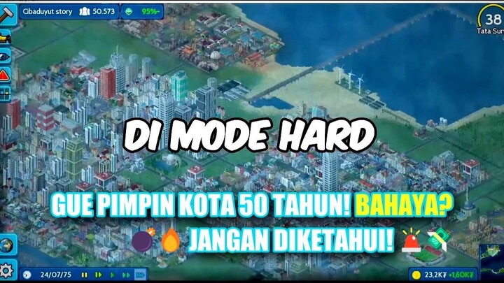 Tantangan Hard Mode TheoTown 50.000 Populasi