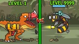 Nâng Cấp Khủng Long Bạo Chúa T-REX Trang Bị Vũ Khí Hạ Ong Chúa - Cyber Dino - Top Game Android Ios