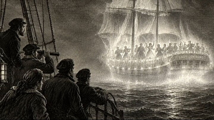 Misteri Kapal Hantu yang Muncul 50 Tahun Sekali! Lady Lovibond (1748)