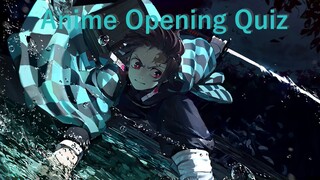 Anime Opening Quiz - 50 Openings (From very easy to very hard)