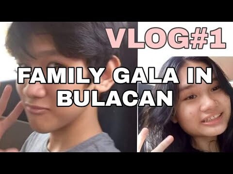 First Vlog Ever: Family Gala sa Bulacan - Road Trip lang