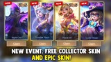 FREE COLLECTOR SKIN AND EPIC SKIN IN THIS NEW EVENT! SAINT SEIYA EVENT | MOBILE LEGENDS 2022
