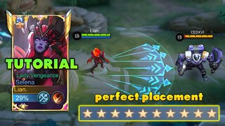 TOP GLOBAL SELENA SECRET TRICK TUTORIAL TO RANK UP FAST IN SEASON 32! (ONE SHOT SELENA BUILD)