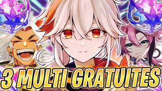 3 MULTI GRATUITES A RÉCUPÉRER POUR KAZUHA ! (5420 Primogems) GENSHIN IMPACT