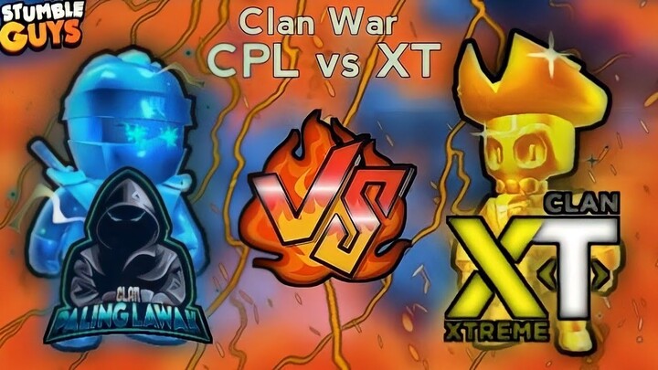 CLAN WAR CPL VS XT - Stumble Guys Indonesia