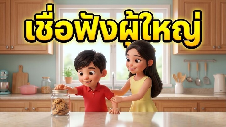 "อยากกินขนมก่อนข้าวเย็นจังเลย... ทำไมผู้ใหญ่ต้องห้ามด้วยนะ?" 🍪❌