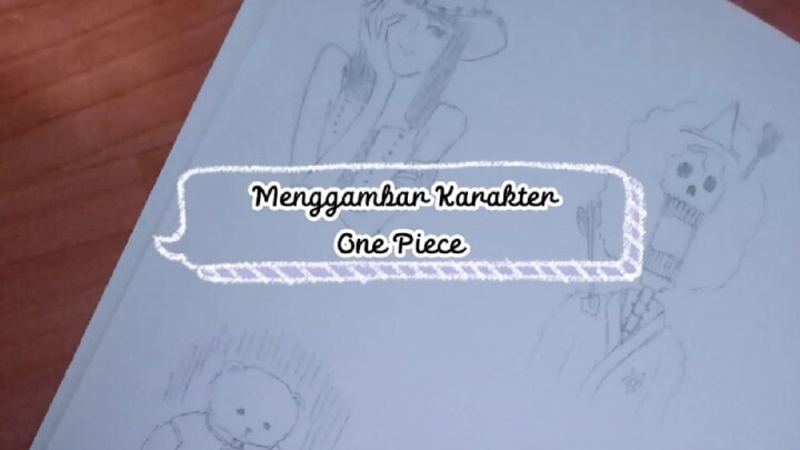 Menggambar karakter One Piece?? Ini dia kumpulan gambar karakter One Piece yang aku buat!!!