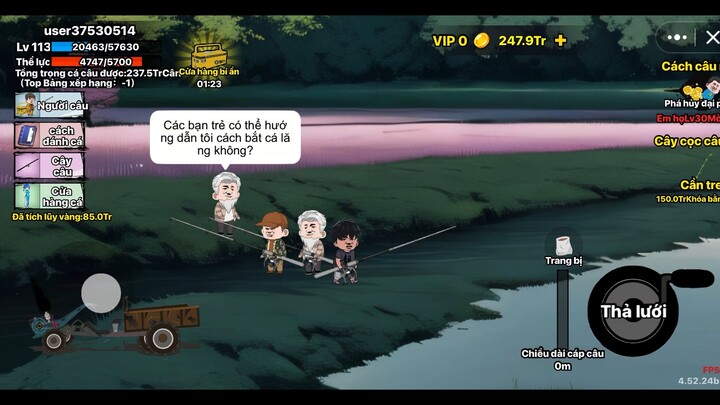 Câu cân cá nhỏ trắng  #BuildaGame #37530514 #创意世界