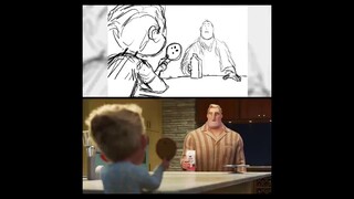 Pixar Popcorn: Cookie Num Num | Storyboard Side-By-Side | Pixar