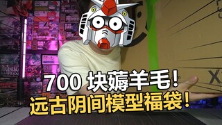 狠货!700块的童年正版绝版高达模型福袋！【电动爷们】