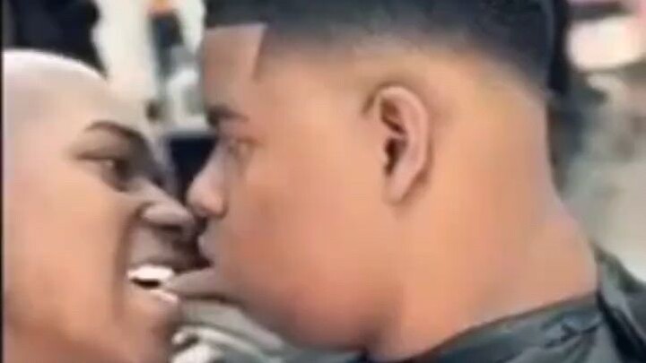 don't sleep 😴 while having a haircut 🤣🤣