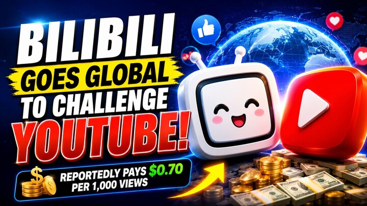 Bilibili Is Coming for YouTube?! 😱 Reportedly Pays $0.70 Per 1,000 Views