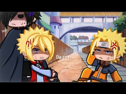 •I think I just met my dad in 1985⁉️•|| meme/Gacha trend {Naruto/Boruto} GC: Sasuke, Urashiki.✨